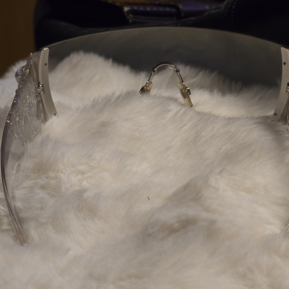 Dolce & Gabbana Silver Crystal Embellished Sunglasses - Picture 5 of 7